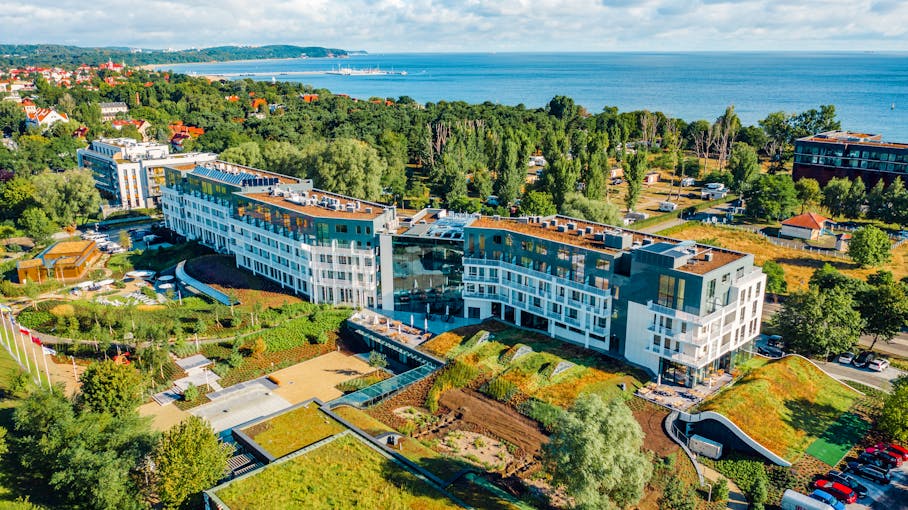 Hotel Radisson Blu Sopot★★★★ - Kurort, wellness i atrakcje 250 m od pięknej plaży