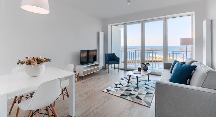 Apartament 2-osobowy Studio z widokiem na morze