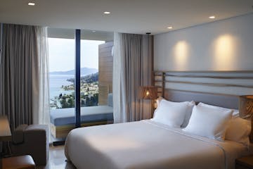 Ionian sea view suite bed